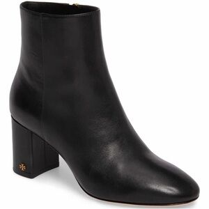 Tory Burch Black Leather Brooke Boots